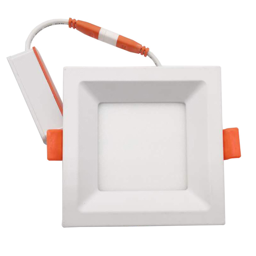 Regulable Sensor de movimiento inteligente sin marco integrado luz de techo cuadrado LED Panel de luz