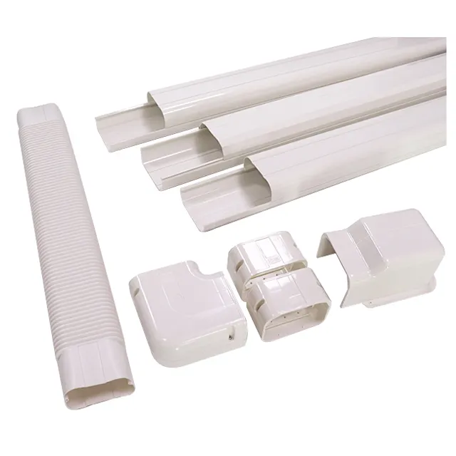 Design personalizzato migliore qualità e prezzo basso Set di linee Kit di copertura per tubi decorativi tubo decorativo in PVC