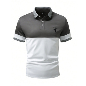 Camiseta Polo de Golf personalizada de fábrica de alta calidad para hombre, ropa informal con función antibolitas, tela de punto con estampados personalizados - Product Image 5