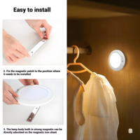 Lustre LED rechargeable sans fil 3CCT plafonnier avec détecteur de mouvement et télécommande pour chambre