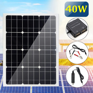 Panneau solaire flexible monocristallin Vox 40W 156,75 mm x 156,75 mm pour la production d'énergie en camping extérieur - Product Image 4