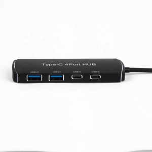 Adaptador multifunción de aluminio 4 en 1, hub USB tipo C, para <span class=keywords><strong>Mac</strong></span> Pro, iPad, <span class=keywords><strong>PC</strong></span>, gran oferta de <span class=keywords><strong>Amazon</strong></span> - Product Image 3