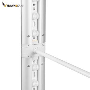 Boîtes lumineuses LED légères HAWK avec support en aluminium, panneaux verrouillables pour la promotion commerciale et la publicité - Product Image 4