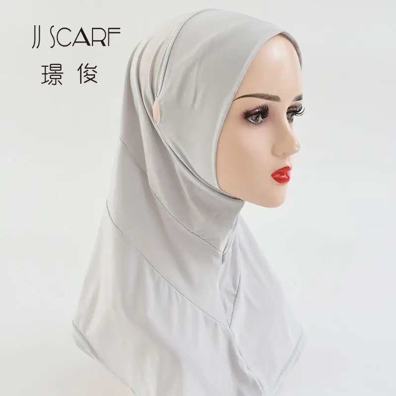 Baotou-chal de seda de hielo de color puro para el verano, diadema árabe para la cabeza, pañuelo malayo, nuevo estilo