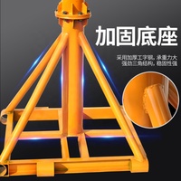 Grue miniature pour usage extérieur, rotation à 360 degrés, capacité de 300 kg, 500 kg, 1000 kg, 2000 kg, mini grue à moteur, grue à singe