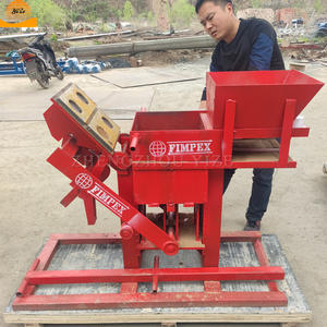 מיני חלול חימר בריק קו ייצור מכונות נייד יד עיתונות לובי אדמה בריק חימר מחיר - Product Image 2