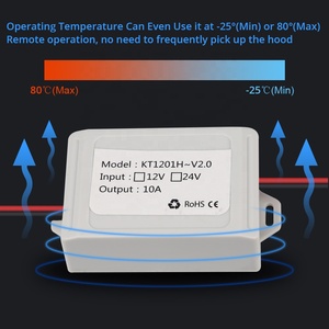Interruttore Solenoide Isolatore Batteria <span class=keywords><strong>con</strong></span> <span class=keywords><strong>Telecomando</strong></span> Wireless 12V/24V, Controllo Boost, Adattamento Universale, 100.000 Cicli - Product Image 4
