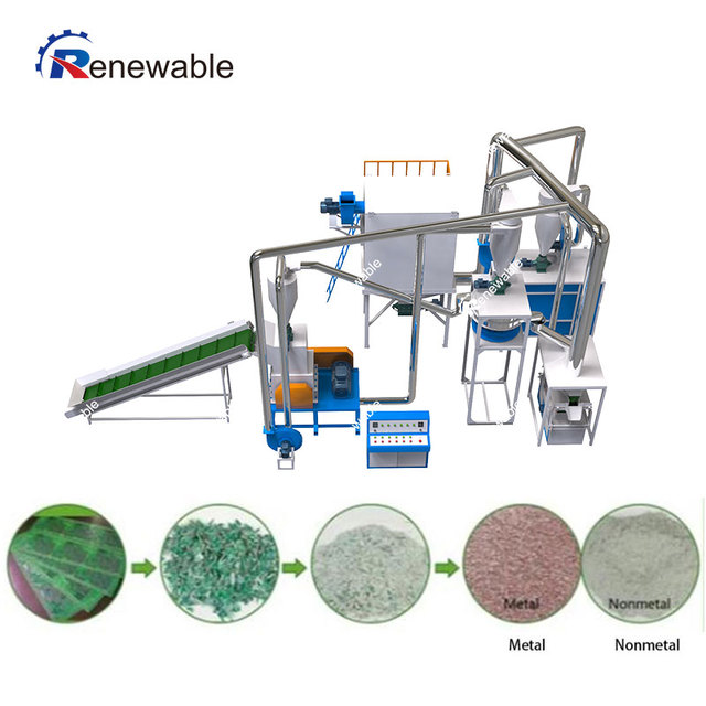 Scrap Computer Boards TV Boards Cellphone Boards Electronic Components PCB Recycling Machine Gold Recovery Machine