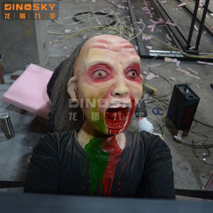 Casa embrujada apoyos un fantasma atrapado en un incendio modelo animatronic para halloween <span class=keywords><strong>escape</strong></span> habitación - Product Image 6