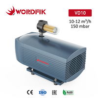 Pompe à vide rotative à palettes sèches sans huile Wordfik 10m³/h-12m³/h VD10, modèle de remplacement VT4.10 pour machine d'aspiration dentaire