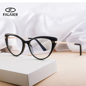 Montures de lunettes œil-de-chat 87025, monture intégrale, protection contre la lumière bleue, pour femmes, en acétate TR90, pour utilisation sur ordinateur - Product Image 5