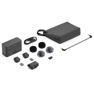 Micrófono Inalámbrico de Mano Omnidireccional Mic Mini, Micrófonos Dobles, Estuche de Carga Tipo-C, Cancelación de Ruido, Diseño Ligero - Product Image 6