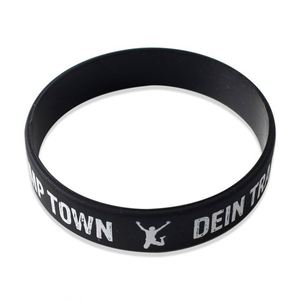 Pulseras Promocionales Personalizadas de Silicona Elástica Resistentes al Agua, Pulseras de PVC - Product Image 1