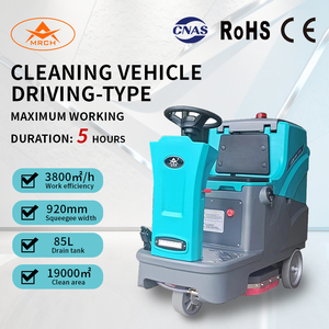 Commercial Walk-Behind Auto Scrubber <b>Floor</b> Cleaner Anti-dust System Self-Propelled Heavy Duty Warehouse Factory Plaza - Product Image 2