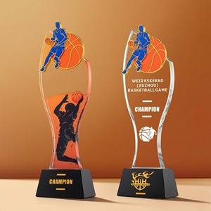 Ensemble <span class=keywords><strong>de</strong></span> trophées sportifs en cristal K9 personnalisables, basket-ball, tennis, volley-ball, prix <span class=keywords><strong>de</strong></span> compétition en <span class=keywords><strong>verre</strong></span> gravé en 3D - Product Image 2