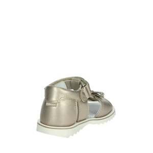 Sandalo da bambina Balducci CITA6980 in pelle bianca con cinturino a T e fibbia decorativa con strass, tacco decorativo, per uso casual - Product Image 3