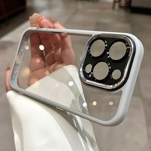 Custodia In Silicone morbido trasparente per armatura di lusso per <span class=keywords><strong>IPhone</strong></span> <span class=keywords><strong>11</strong></span> 12 13 14 15 16 Pro <span class=keywords><strong>Cover</strong></span> rigida antiurto Max Clear - Product Image 1