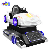 Simulateur de course VR à siège unique, voiture de sport VR, équipement de course en réalité virtuelle pour salle de jeux VR