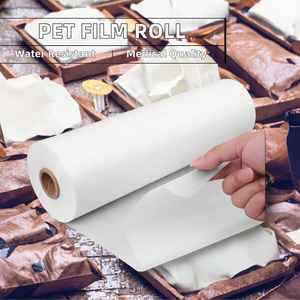 Rollo de PET Blanco Brillante de Alta Calidad, 30 cm de Ancho, Película Rígida Reciclable, Resistente a la Humedad, Película Estirable de Grado Alimenticio para Gelatina, Azúcar, Leche - Product Image 2