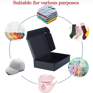 Özel Logo altın baskılı oluklu nakliye kutuları karton posta gönderim kutusu ambalaj kutusu kozmetik takım elbise - Product Image 6