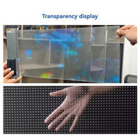 Écran de film flexible transparent couleur pleine gamme intérieur/extérieur 8K HDR10+ étanche IP65 à LED haute performance et économe en énergie