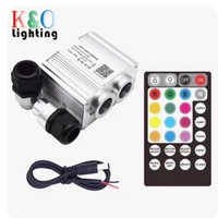 Kit de plafond étoile à fibre optique 500 brins * 0.75mm PMMA Fiber End Glow Light Source lumineuse RVB