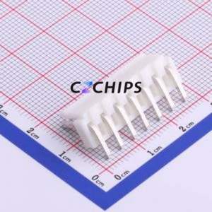 HX39601-7WAP Wire-to-Board Pin Header Bent Lead Through Hole,P=3.96mm Connector 1x7P 3.96mm Right Angle Insert VH - Product Image 2