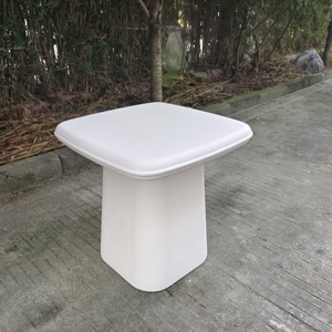 Mesa de comedor GRC para exteriores, ligera y duradera, resistente a los rayos UV, ideal para terraza/<span class=keywords><strong>restaurante</strong></span>, acabado personalizable - Product Image 3