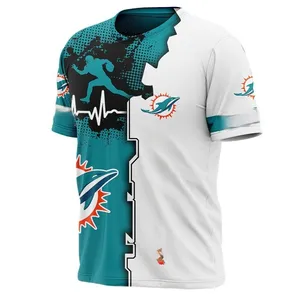 Fitspi Новая летняя одежда для футбольных игроков с 3d принтом, уличная модная одежда, свободная быстросохнущая футболка большого размера