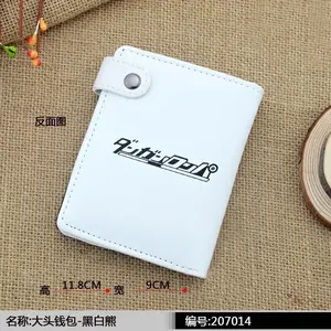 Anime <span class=keywords><strong>Danganronpa</strong></span> Hommes Portefeuilles Monokuma Cartoon Short Purse With Coin Bag - Product Image 3