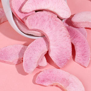 Frutta Secca Liofilizzata OEM, Fette di Pesca Naturali Croccanti, Confezione Grande, Snack per Bambini, Verdure Essiccate Dolci e Profumate - Product Image 2