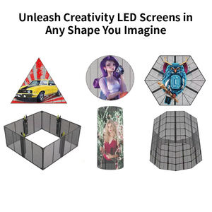 จอแสดงผล LED แบบโปร่งใส ฟิล์มวิดีโอแบบตาข่าย สำหรับติดผนังกระจกหน้าต่าง โฆษณาในร่ม แบบยืดหยุ่น - Product Image 5