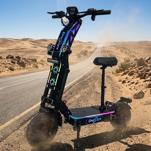 Popular 72V 40-100AH 90-120KMH G14 Electric Scooter 10000W 15000W Dual Motor Off Road Long <b>Range</b> 60-300KM E Scooters with Seat - Product Image 1