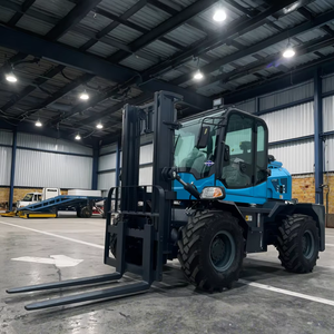 Carretilla elevadora articulada de combustión interna 4x4 de 3,5 T con altura de elevación de 3m para construcción y Lumberyard 1 año de garantía - Product Image 1