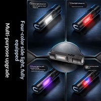 Klip Keycap Mini Multifungsi dari Paduan Aluminium, Lampu Kerja Portabel Tahan Lama, Lampu Darurat, Senter Camping