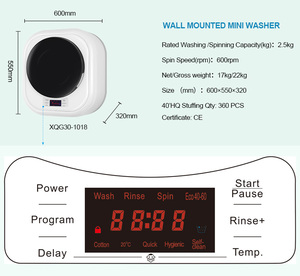 Household Small Wall-mounted Front-loading Children's Fully Automatic Washing Machine <b>Mini</b> Washing Machine Small Size - Product Image 5
