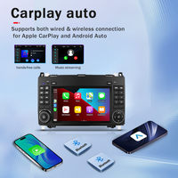 Pour Mercedes-Benz B200 (2004-2012) Lecteur multimédia Android 14 7 pouces 4 Go + 64 Go, unité centrale sans fil Android Auto & CarPlay DSP
