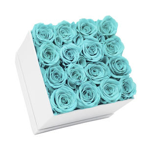 Venta directa 9 piezas Real Rose Immortal Infinity Eternal Forever Stabilized Preserved Roses en caja cuadrada - Product Image 4
