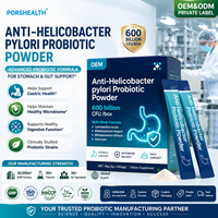 Sachets de Probiotiques Personnalisés pour le Soutien de l'H. Pylori 2g Formule Confort Gastrique Multi-Souches Marque Privée