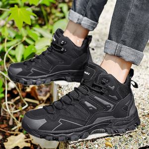 Baskets de sport basses en maille personnalisables pour hommes et femmes, idéales pour la randonnée et le trail en automne et en hiver – Vente directe usine - Product Image 1