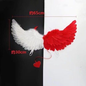 Accessoires <span class=keywords><strong>de</strong></span> déguisement <span class=keywords><strong>de</strong></span> fête d'Halloween Ailes d'ange démon Ailes <span class=keywords><strong>de</strong></span> petit monstre Ailes <span class=keywords><strong>de</strong></span> plumes pour les fêtes Spectacles <span class=keywords><strong>de</strong></span> scène Cosplay - Product Image 5