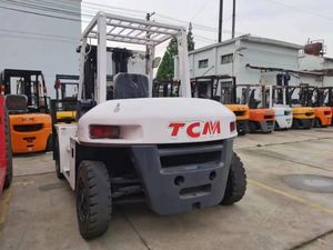 Gebruikte Originele Japanse <span class=keywords><strong>Tcm</strong></span> <span class=keywords><strong>Fd70</strong></span> 7 Ton Lpg Heftruck Lage Werkuren Hoge Capaciteit Awd Drie Traps Mast - Product Image 2