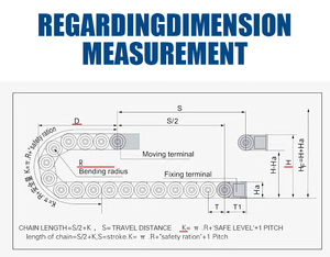 รางสายเคเบิลพลาสติกชนิดสะพาน ทำจากไนลอน PA66 สำหรับเครื่อง CNC สำหรับสายเคเบิลแบบ Drag <span class=keywords><strong>Chain</strong></span> - Product Image 4