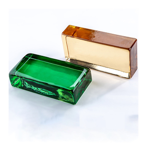 Briques de verre solides hautement transparentes 10*<span class=keywords><strong>10cm</strong></span>, briques de verre solides, nouveau design, verre artistique pour la décoration murale, briques de verre artistique de haute qualité - Product Image 6