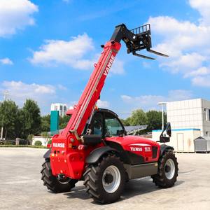 Livraison gratuite 3.5 tonnes 7m chariot élévateur télescopique moteur diesel 4WD chariot télescopique chargeur sur pneus moteur diesel 4WD chariot télescopique à vendre - Product Image 1