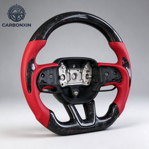 Volant personnalisé en fibre de carbone forgée avec LED pour Dodge Charger Challenger Durango SRT 2020 2021 2023 - Product Image 4