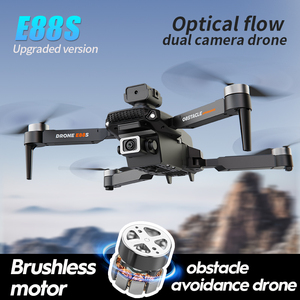 Dron FPV RC E88 flotante de flujo óptico con cámara <span class=keywords><strong>4K</strong></span> HD Motor sin escobillas 5km Distancia de transmisión de imagen Control remoto - Product Image 2