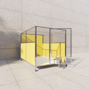 Nouveauté, prix d'usine, niche pour chien, <span class=keywords><strong>cage</strong></span>, <span class=keywords><strong>cage</strong></span> pour animaux de compagnie robuste, grande <span class=keywords><strong>cage</strong></span> pour chien, acier inoxydable 304, niche de luxe pour chien, toutes saisons - Product Image 4