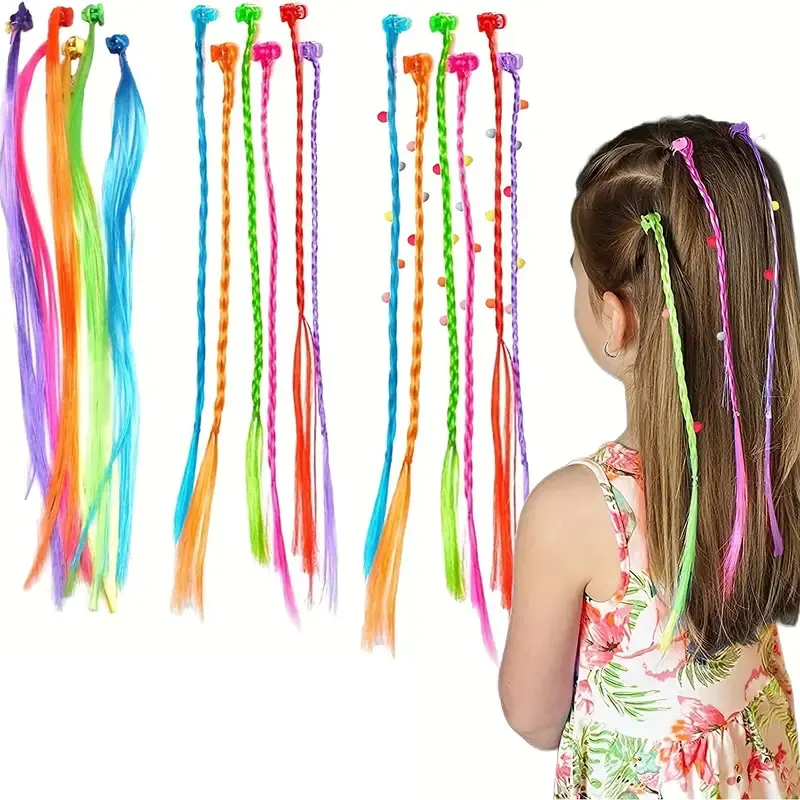 6 uds. Clip de garra pequeña peluca Mini horquilla para niños Color Twist trenza DIY accesorios para el cabello (6 uds. Clip de garra pequeña)