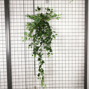 Plantas Artificiales Colgantes Resistentes a los Rayos UV, Decoración de <span class=keywords><strong>Interiores</strong></span> con Aspecto Realista, Paneles de Cerca Artificiales de Lujo <span class=keywords><strong>para</strong></span> Exteriores - Product Image 5